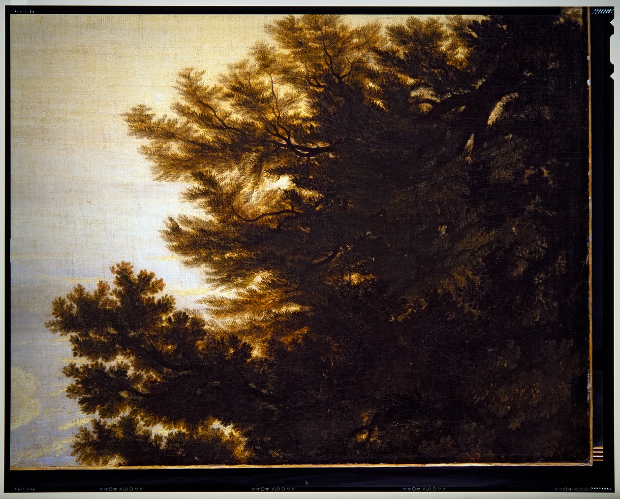 Italian Pastoral Landscape (detail) by Gaspard Poussin Dughet