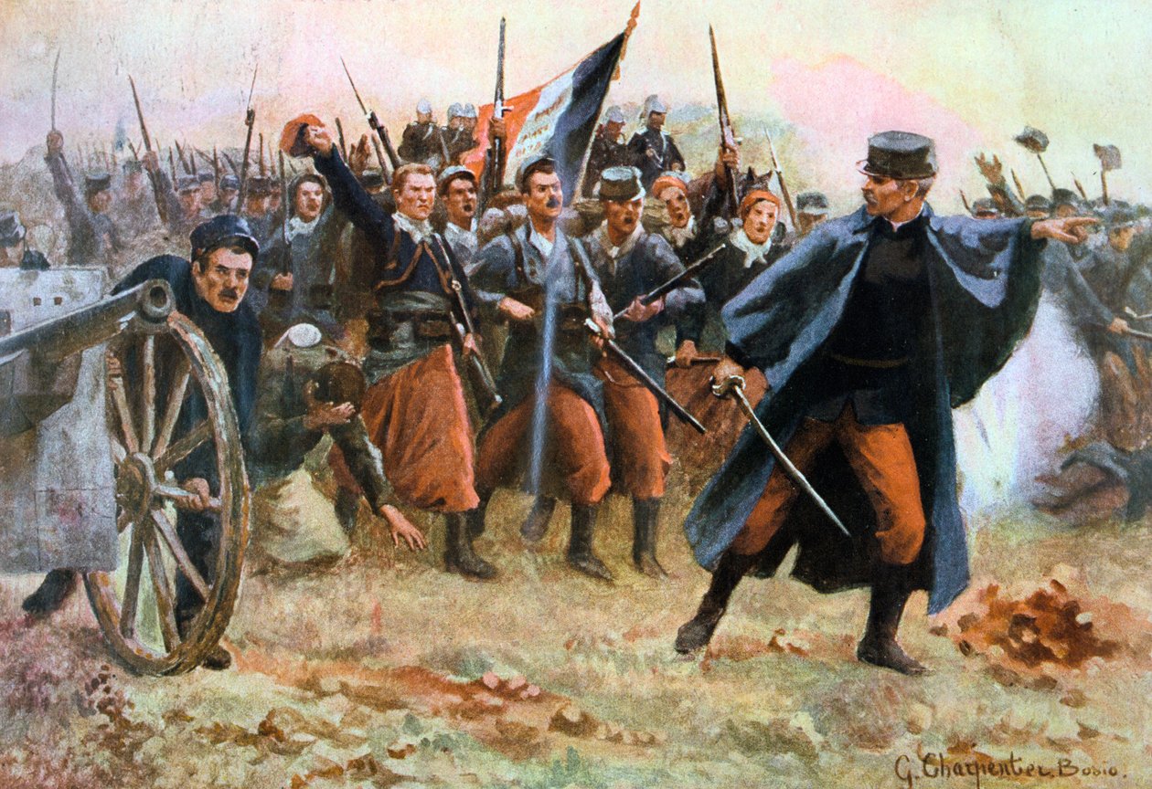 Those of 1914: Facing the Barbarians, France, 1914 by Gaston Charpentier Bosio