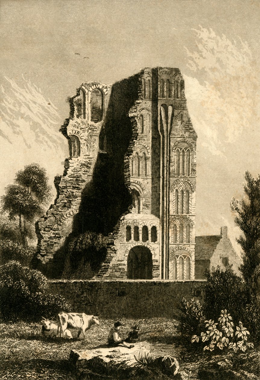 Ruins of a Monastery at Canterbury, c. 1842 by Gaucherel