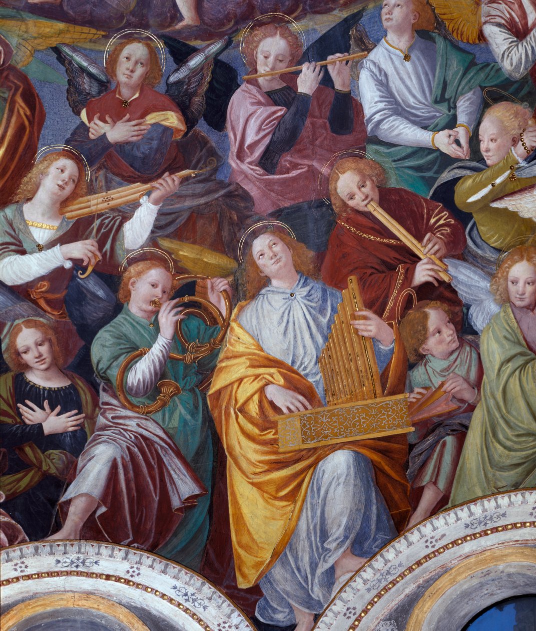 The Concert of Angels, 1534-36 (detail) by Gaudenzio Ferrari