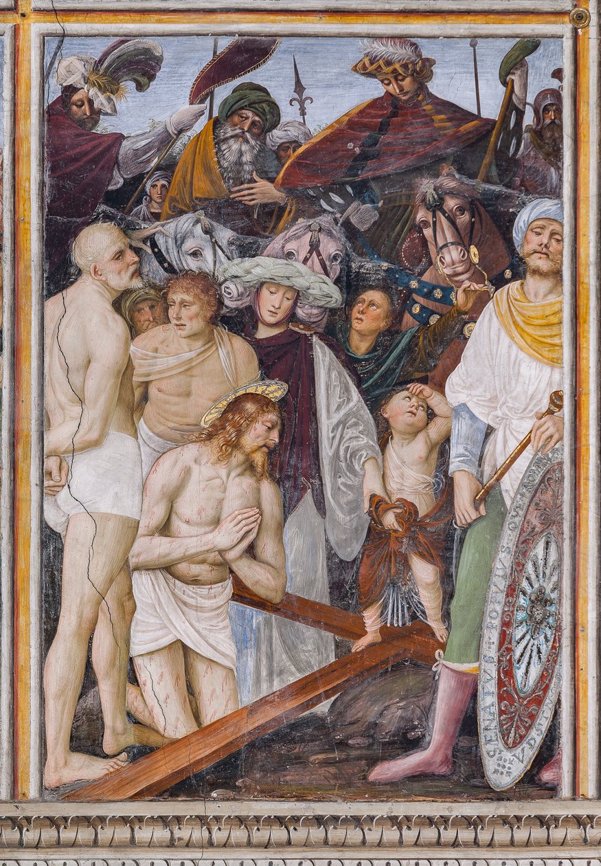 Christ Praying Before the Cross (detail), from The Life and the Passion of Christ by Gaudenzio Ferrari