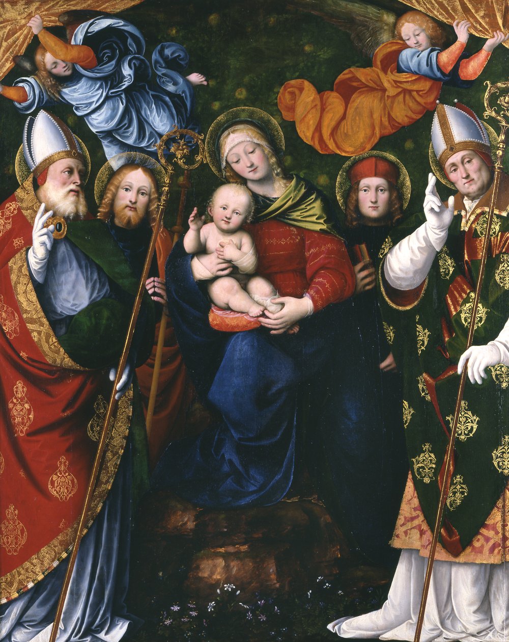 Madonna, Child and Saints by Gaudenzio Ferrari