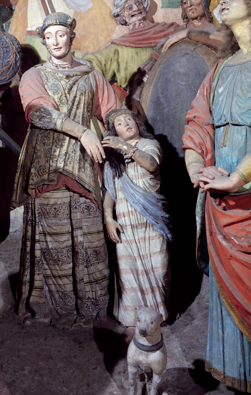 Male Figure (detail) from Statues, by Gaudenzio Ferrari, Chapel XXXVIII, Sacred Mountain of Varallo Sesia, Italy by Gaudenzio Ferrari