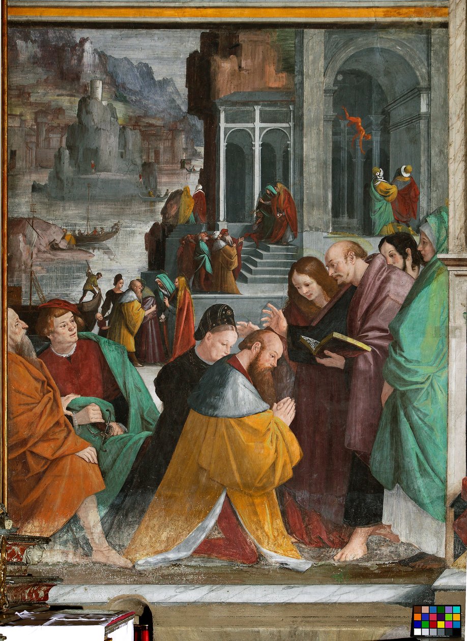 The Baptism of the Princes of Marseille in Rome