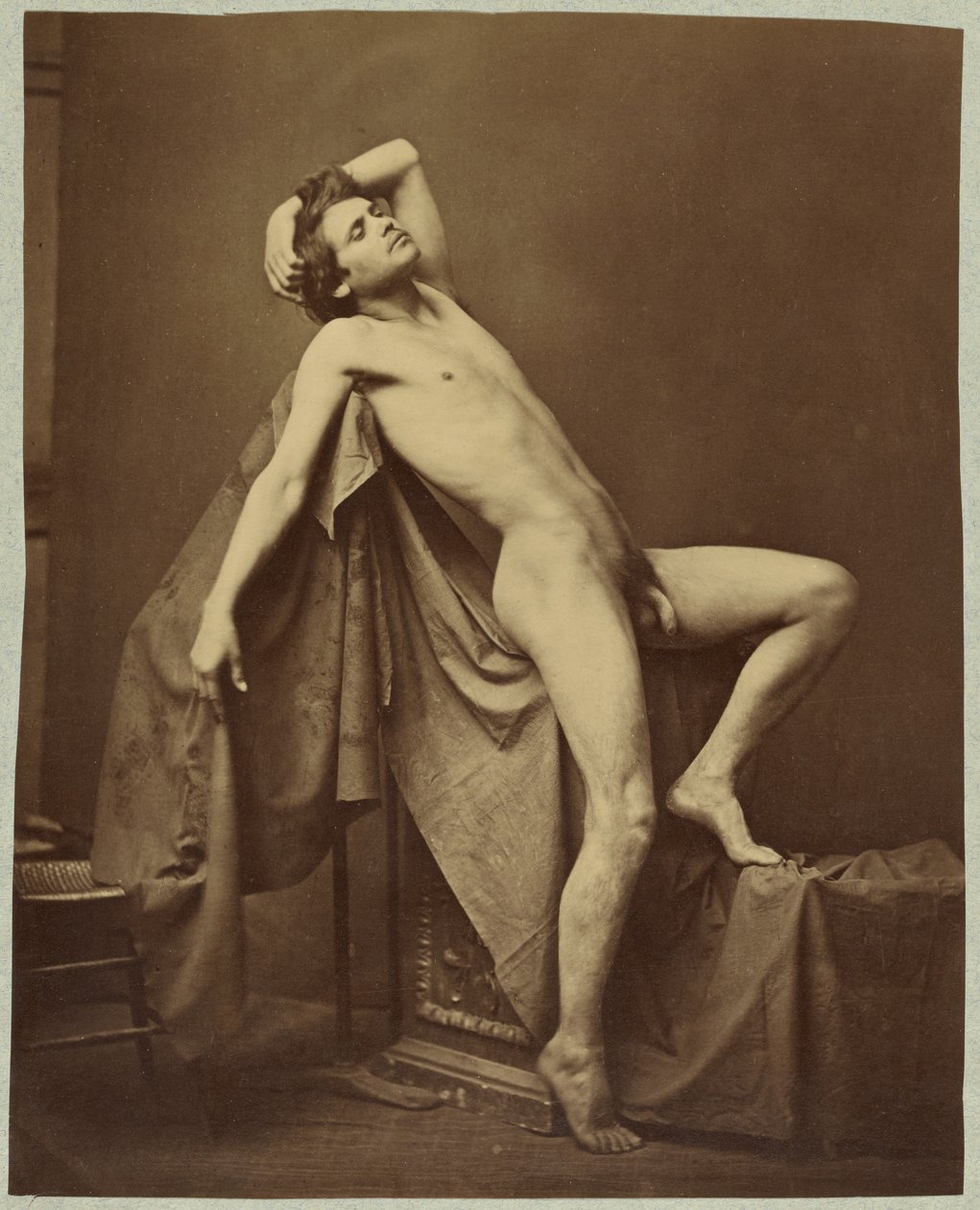 Male Figure in Repose by Gaudenzio Marconi