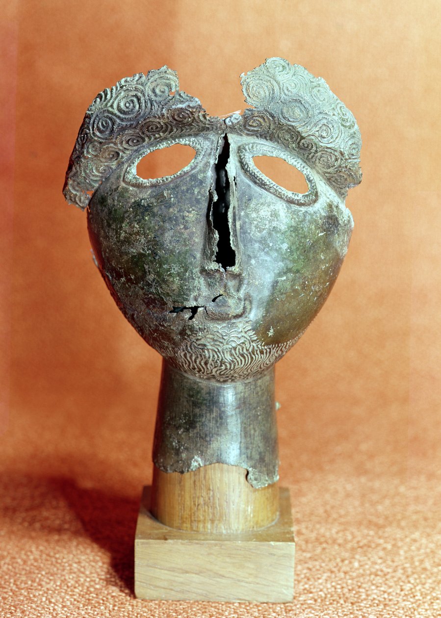 Mask of a Pyrenean divinity, from Montouse by Gaulish