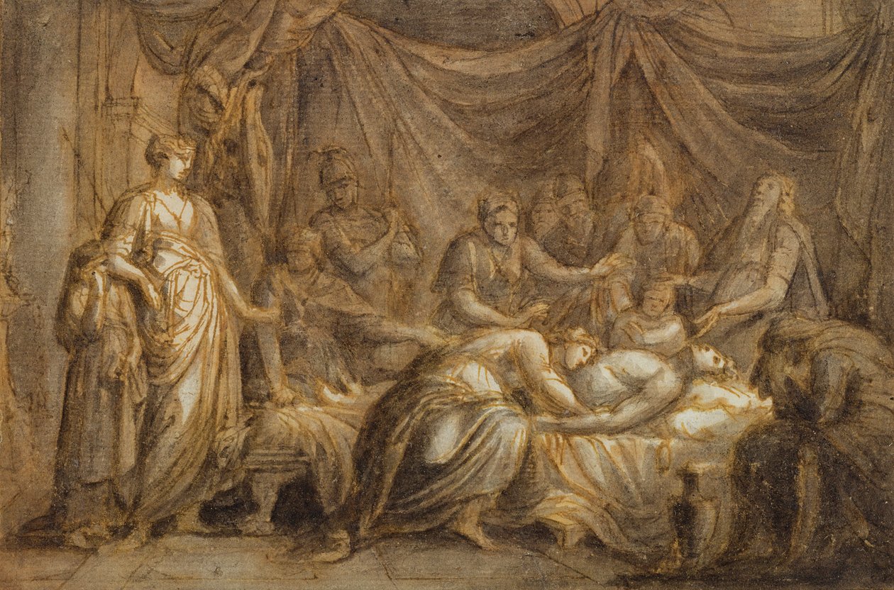 Andromache Mourning the Death of Hector, 1760-63 by Gavin Hamilton