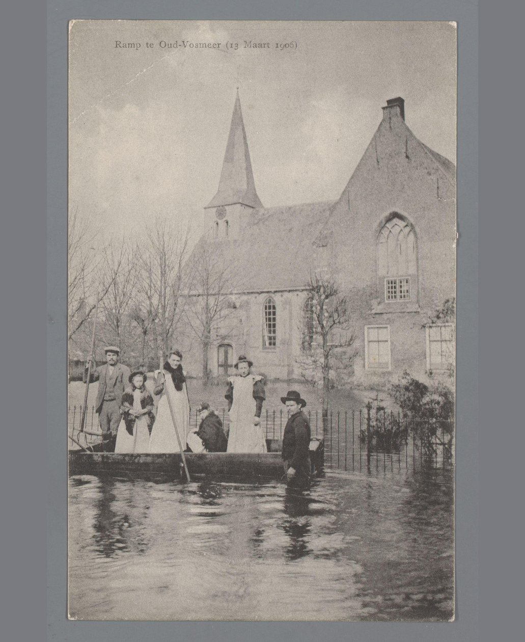 Disaster in Oud-Vossemeer on March 13, 1906 by Gebroeders van Straaten