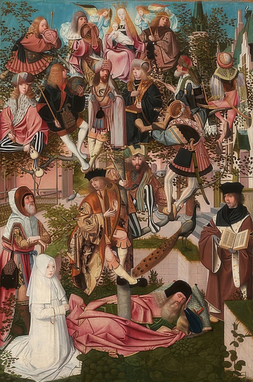 The Tree of Jesse (The Holy Tree). Around 1500 by Geertgen Tot sint Jans