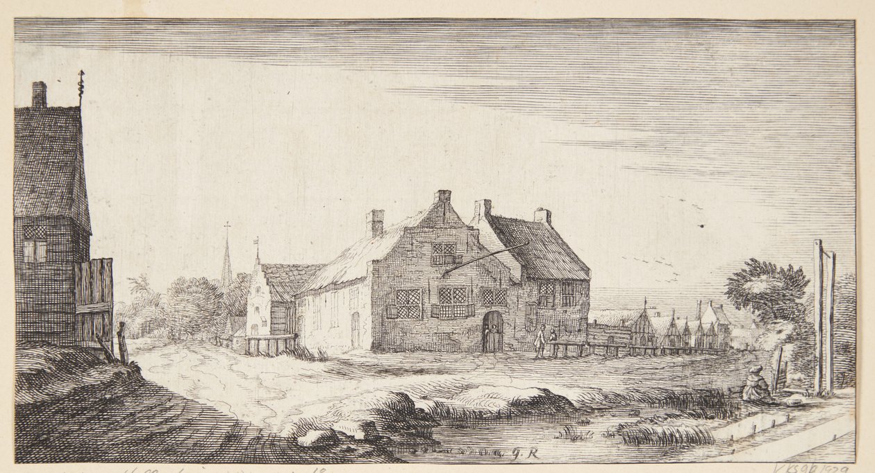 Courthouse in Ouderkerk aan de Amstel by Geertruyt Roghman