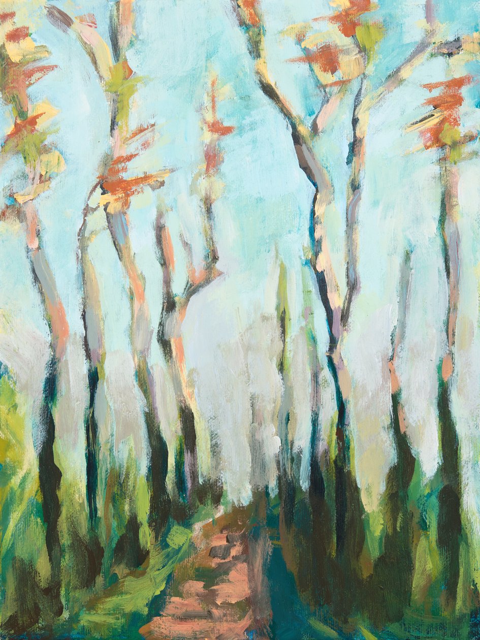 Autumn Beech Wood by Genevieve French