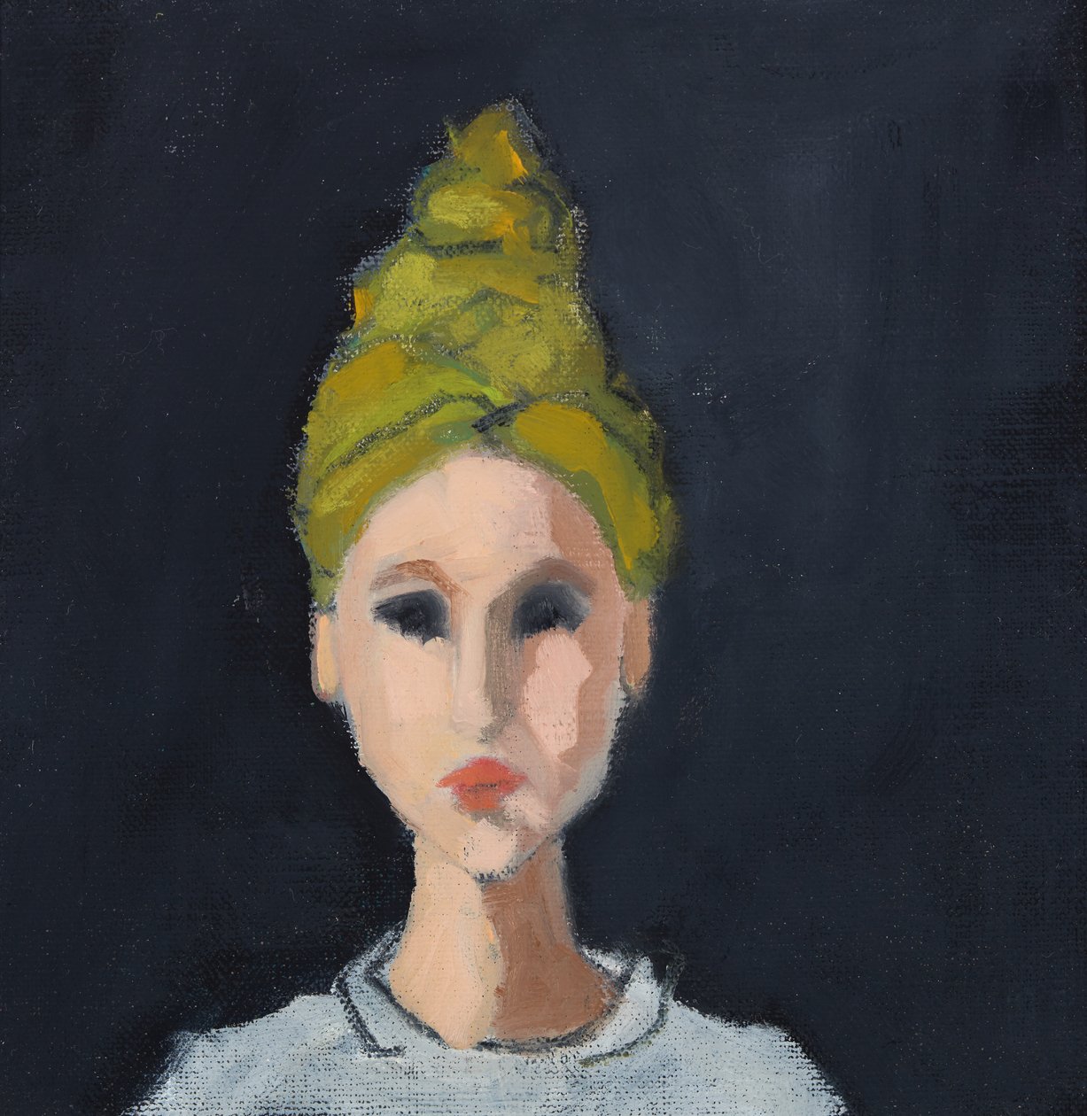 Girl with Green Turban, 2017 by Genevieve French
