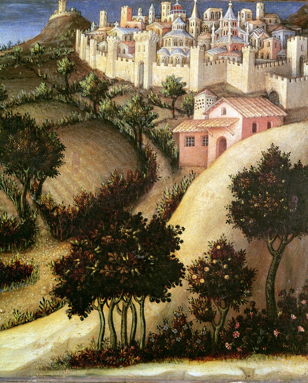 Adoration of the Magi Altarpiece, (detail) by Gentile da Fabriano