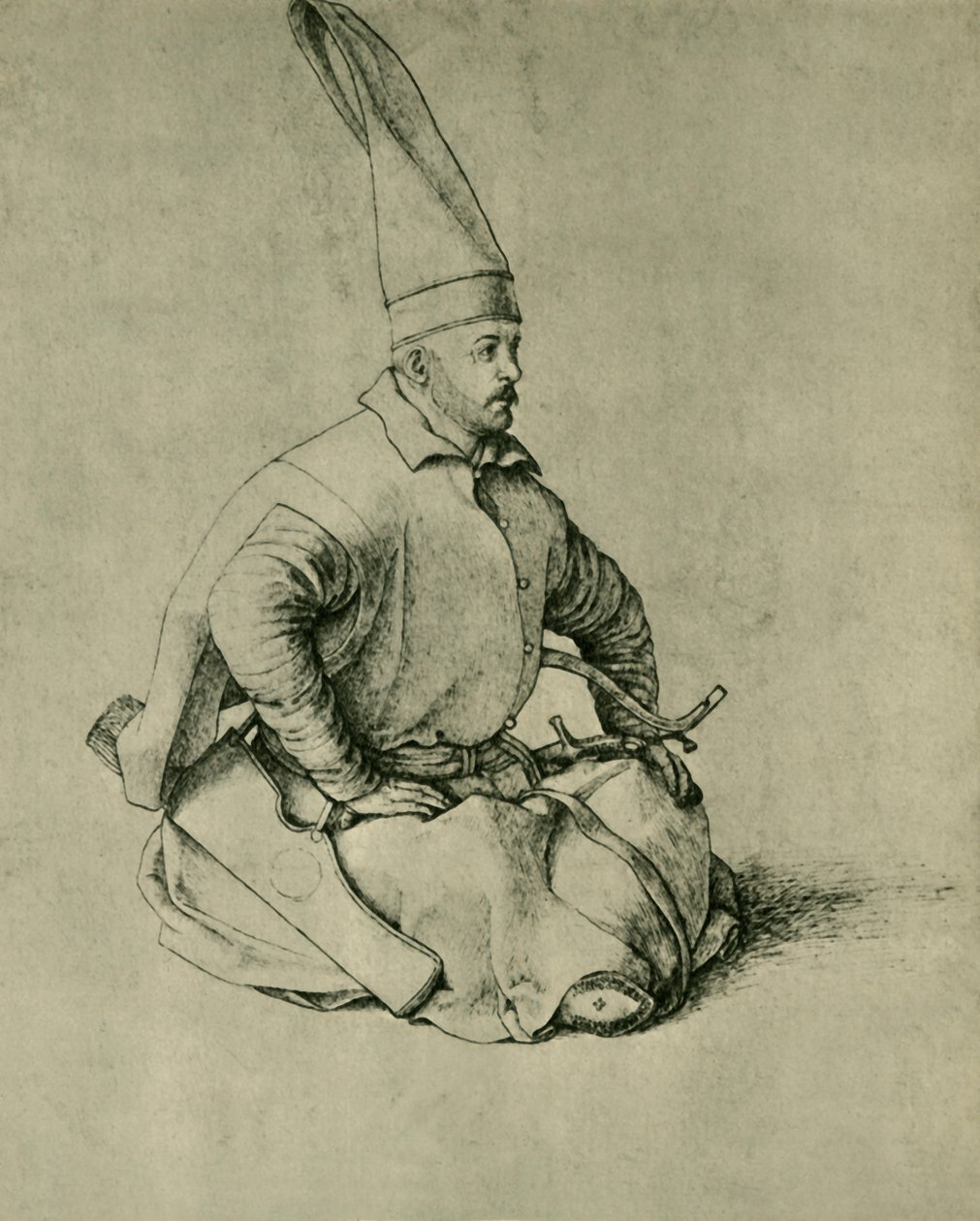 Turkish Janissary, 1479-1481, 1943 by Gentile Bellini