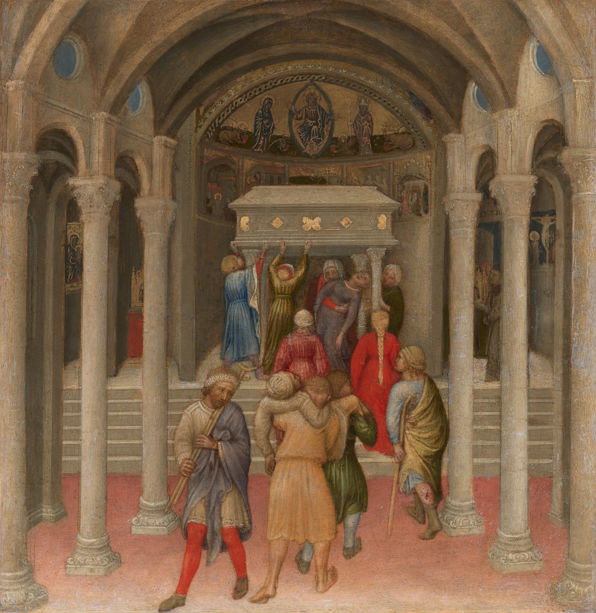 The Crippled and Sick Cured at the Tomb of Saint Nicholas by Gentile da Fabriano