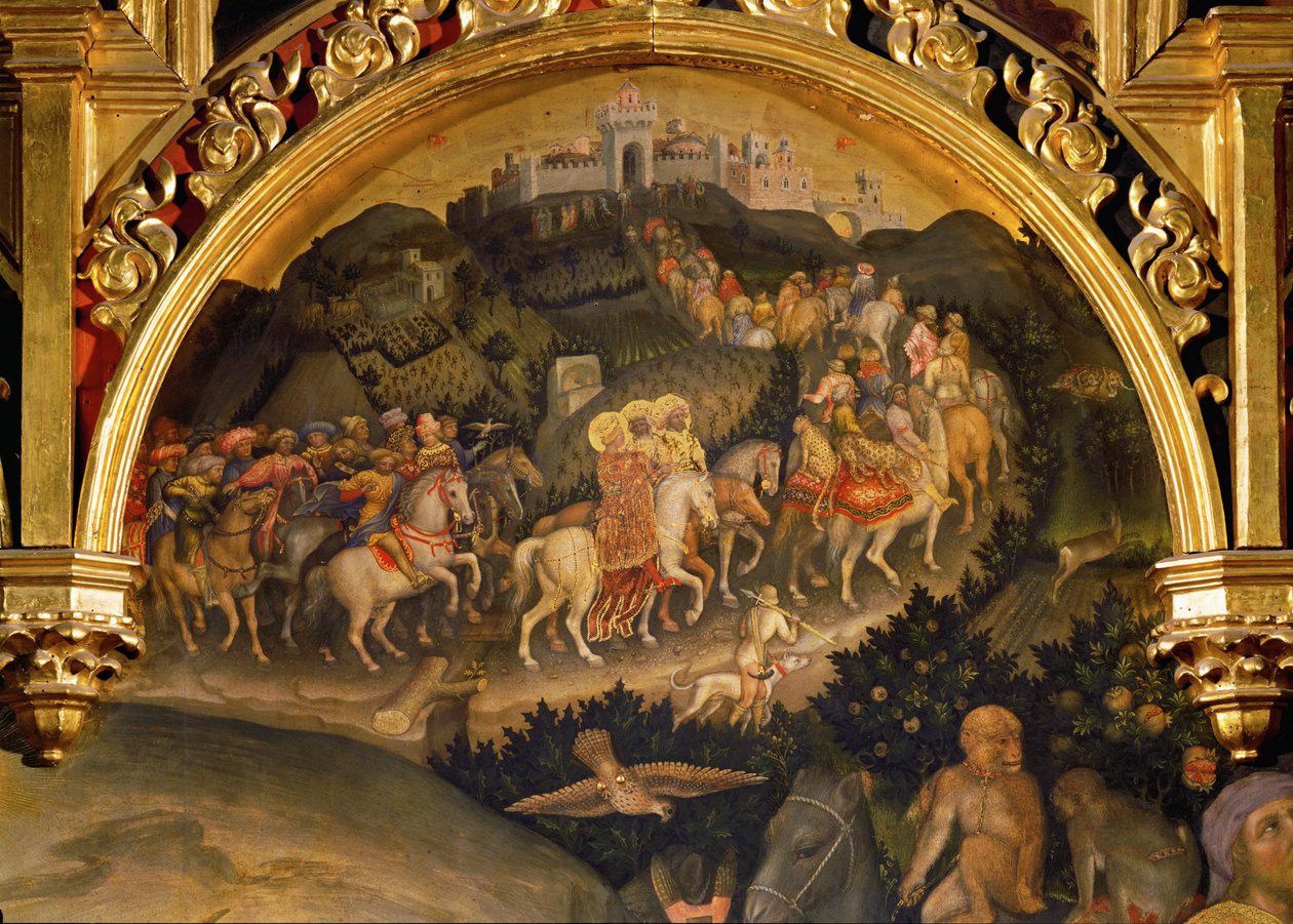 The Voyage of the Three Magi by Gentile da Fabriano