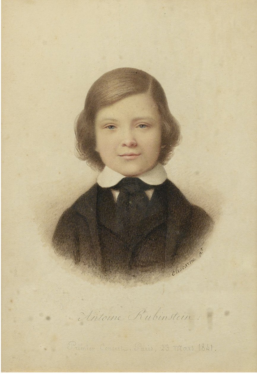 Anton Rubinstein at the Age of 12 Years, 1841 by Geoffroy Alphonse Chocarne