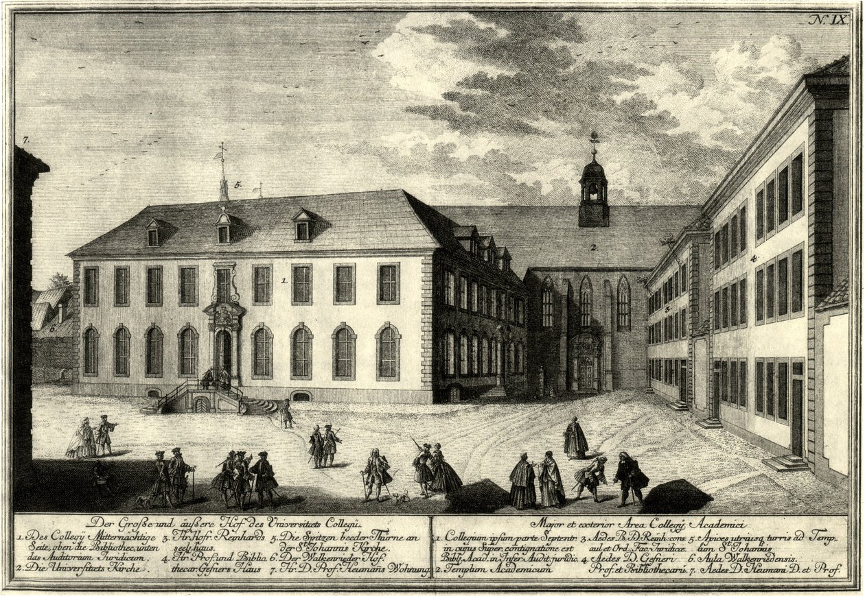 Goettingen University by Georg Daniel Heumann