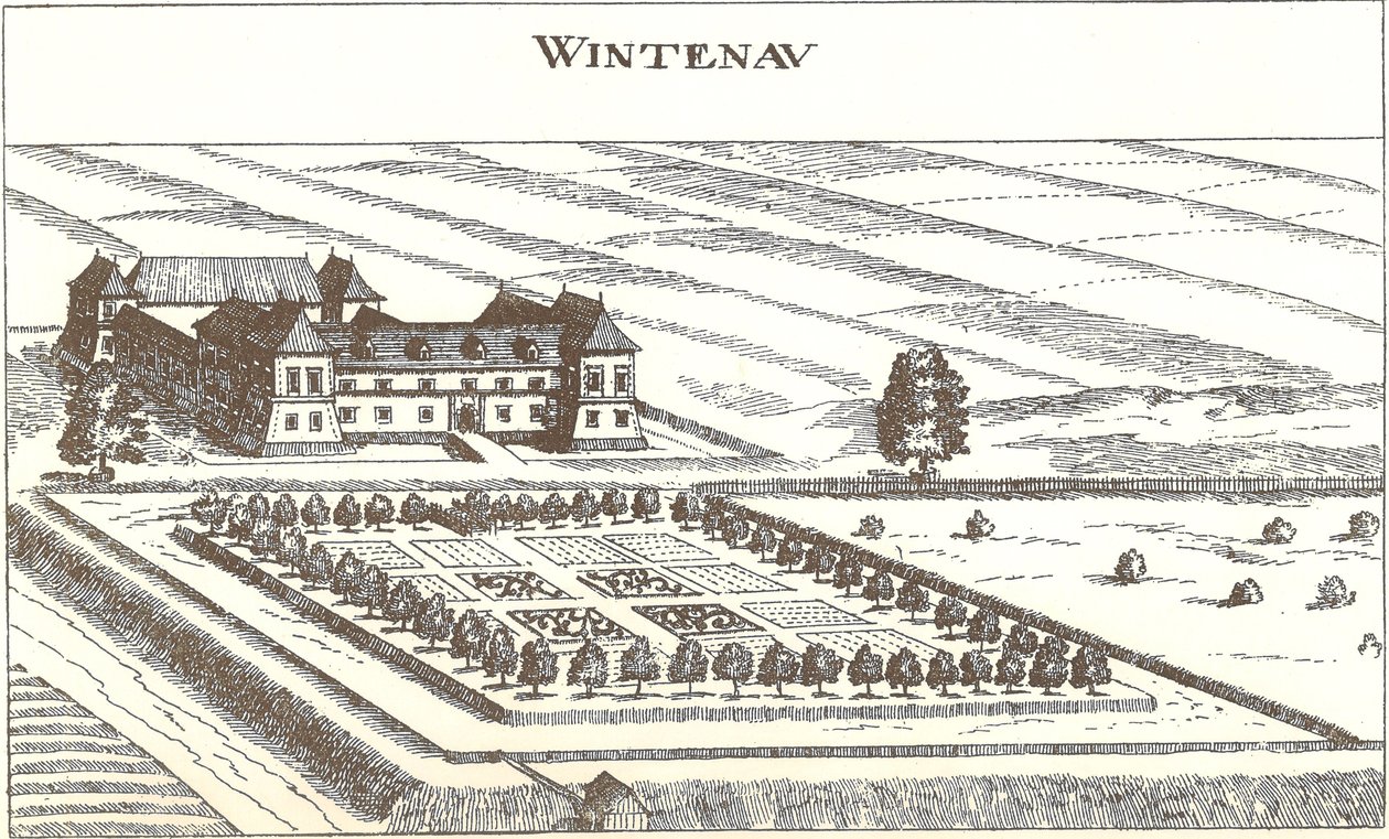 Topographia Ducatus Stiriae - 479 Windenau near Marburg by Georg Matthaus Vischer