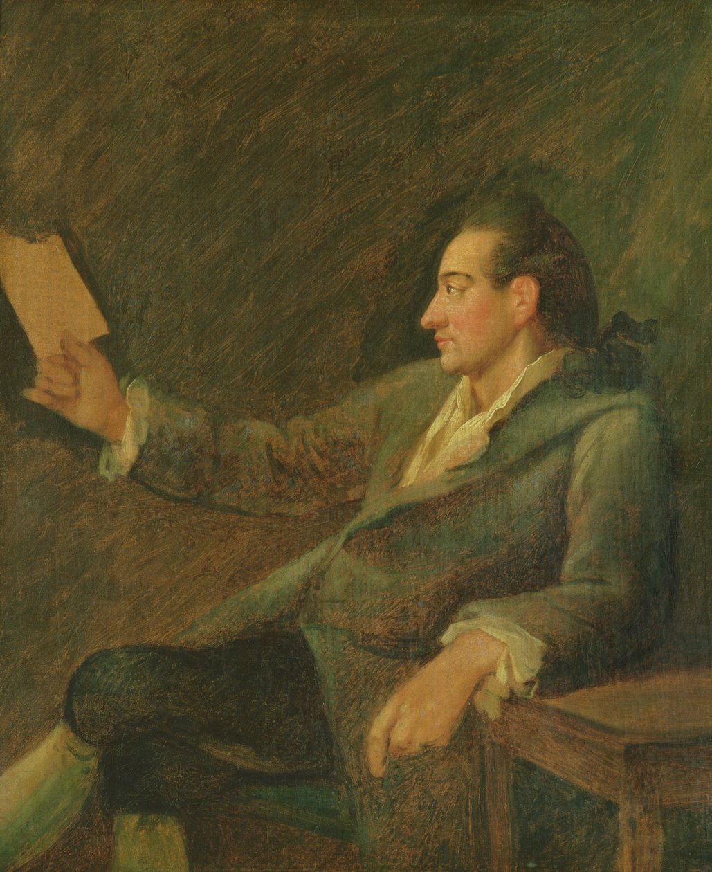 Johann Wolfgang von Goethe, 1775 by Georg Melchior Kraus