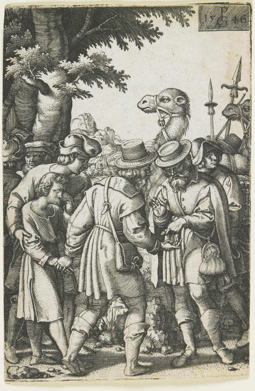 Joseph Sold to the Ishmaelites by Georg Pencz