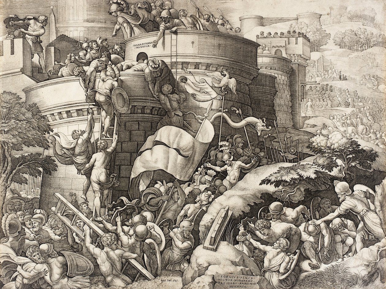 The Capture of Carthage, 1539 by Georg Pencz