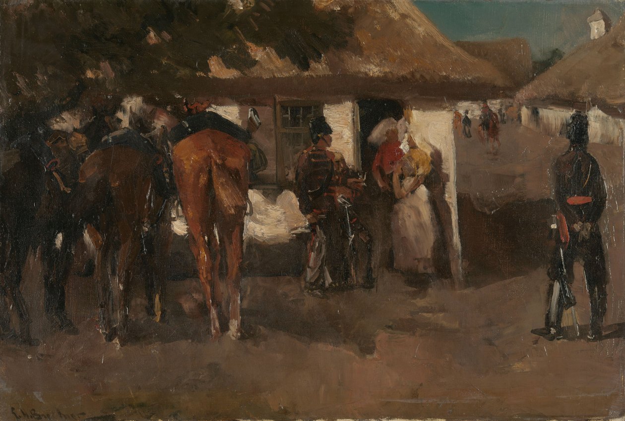 Billeting the Troops by Georg-Hendrik Breitner