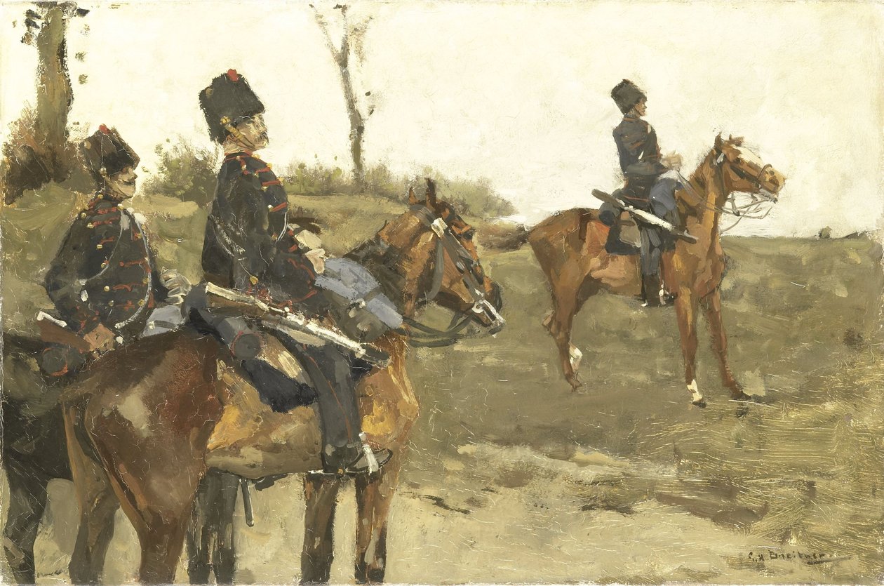 Hussars by Georg-Hendrik Breitner