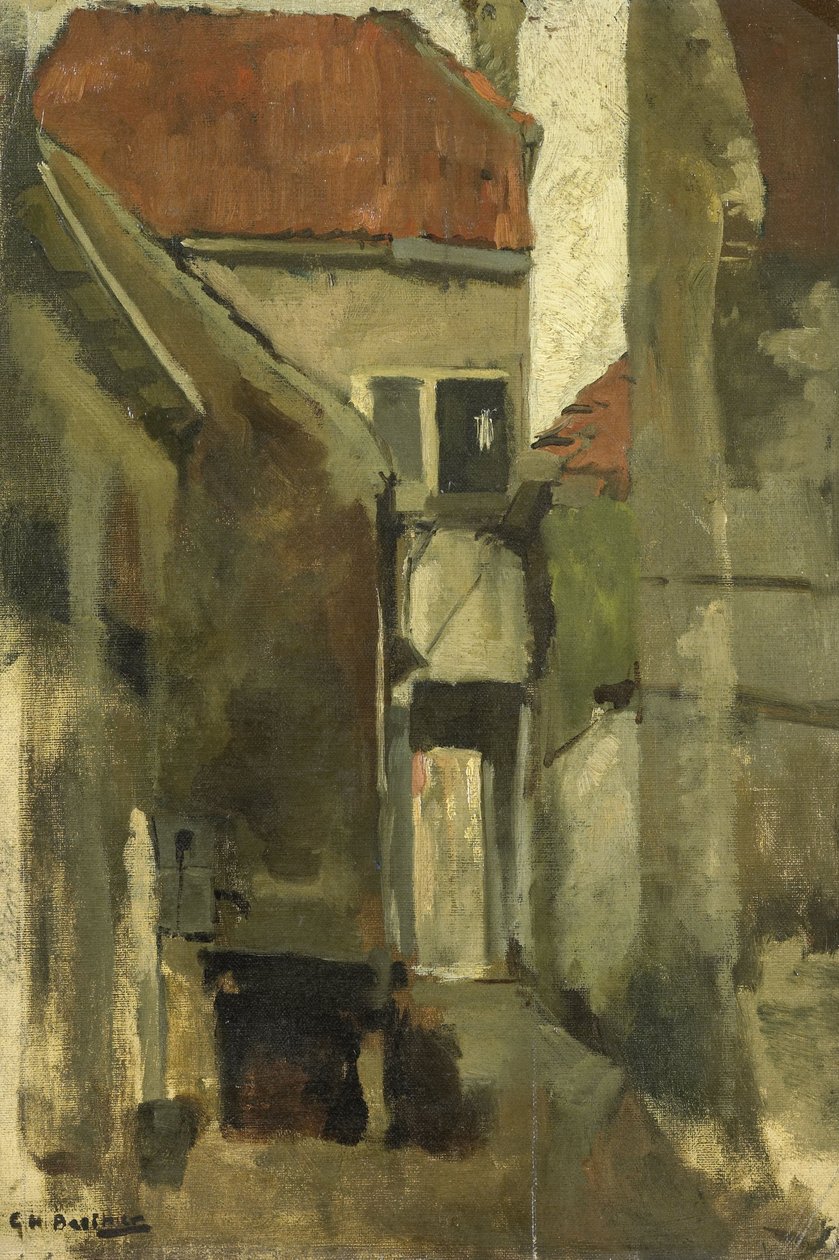 Neighborhood Street in Rijswijk near The Hague by Georg-Hendrik Breitner