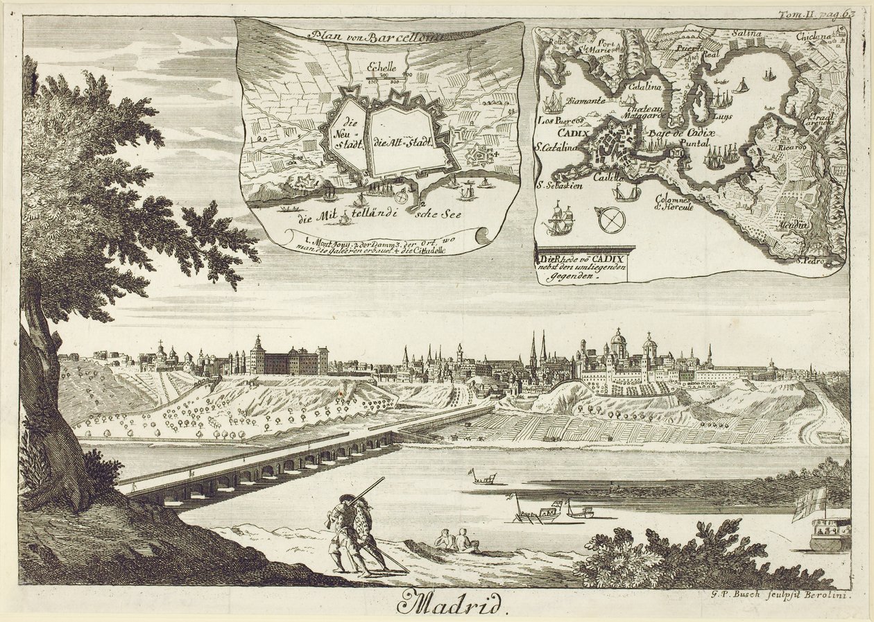 Panorama of Madrid by Georg Paul Busch