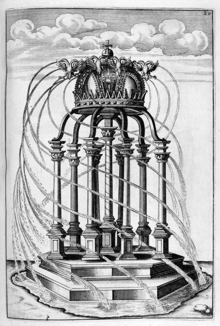 Fountain Design, 1664 by Georg Andreas Bockler