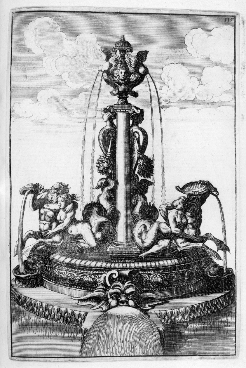 Fountain Design by Georg Andreas Bockler
