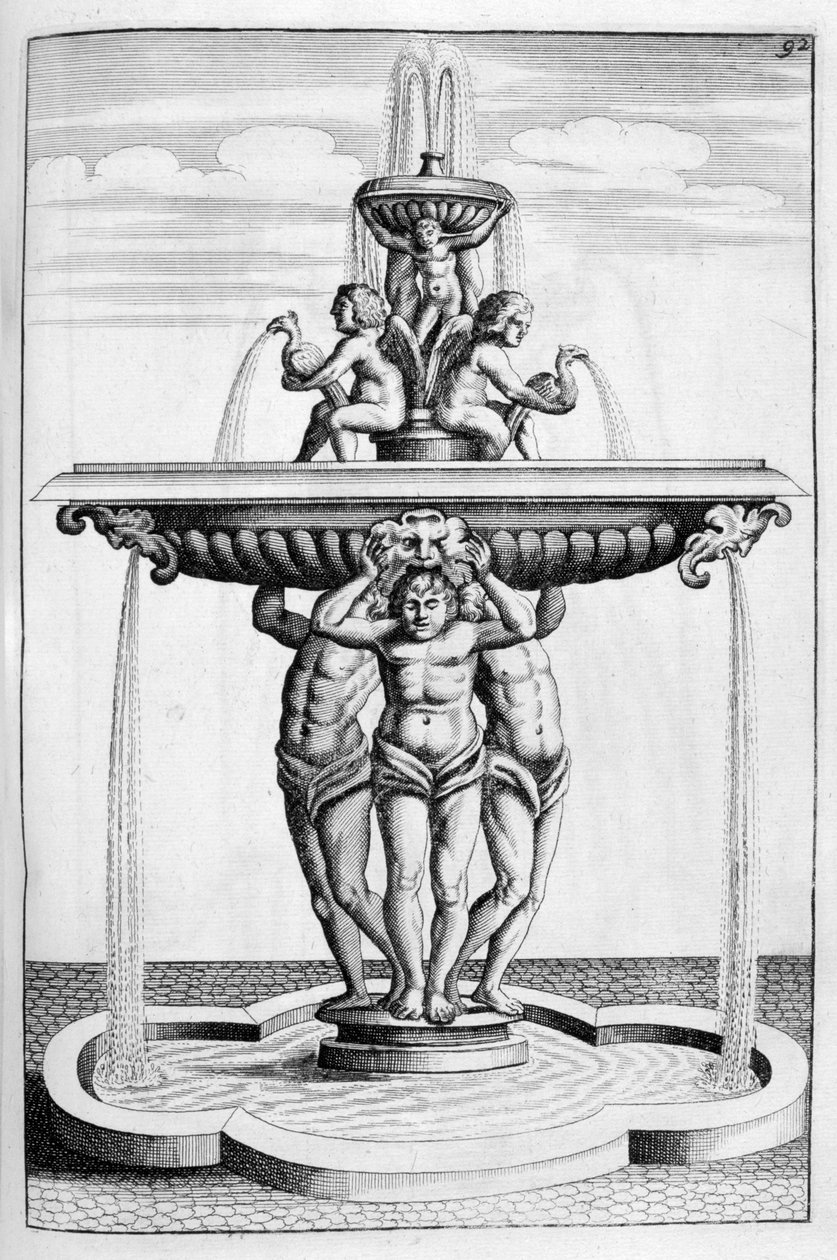 Fountain Design by Georg Andreas Bockler