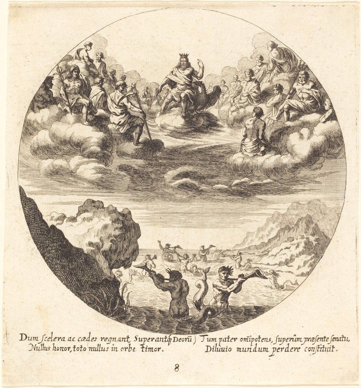 Jove and the Gods by Georg Andreas Wolfgang the Elder