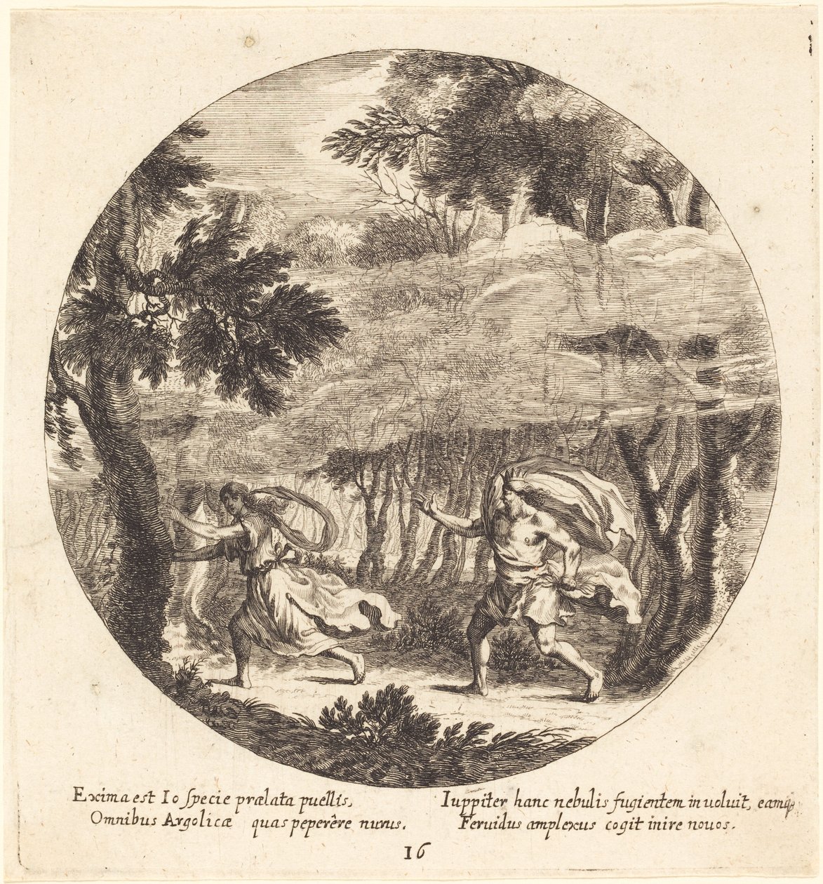Jupiter and Io by Georg Andreas Wolfgang the Elder