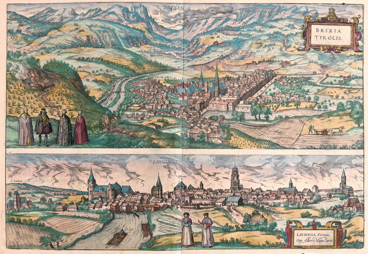 Bressanone, Italy and Lauingen, Donau, Germany - in 