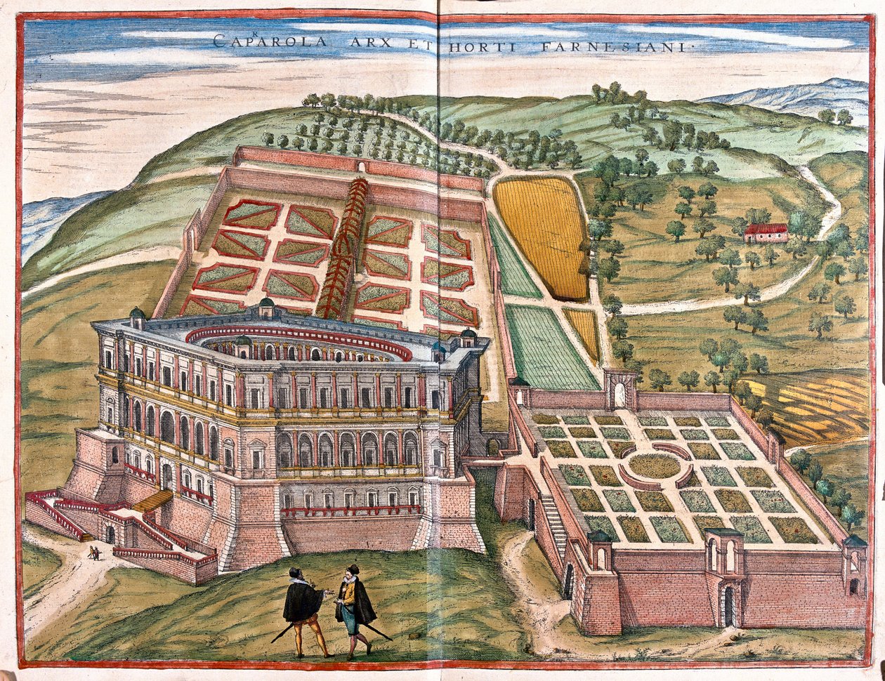 Caprarola and Gardens, Italy - in 
