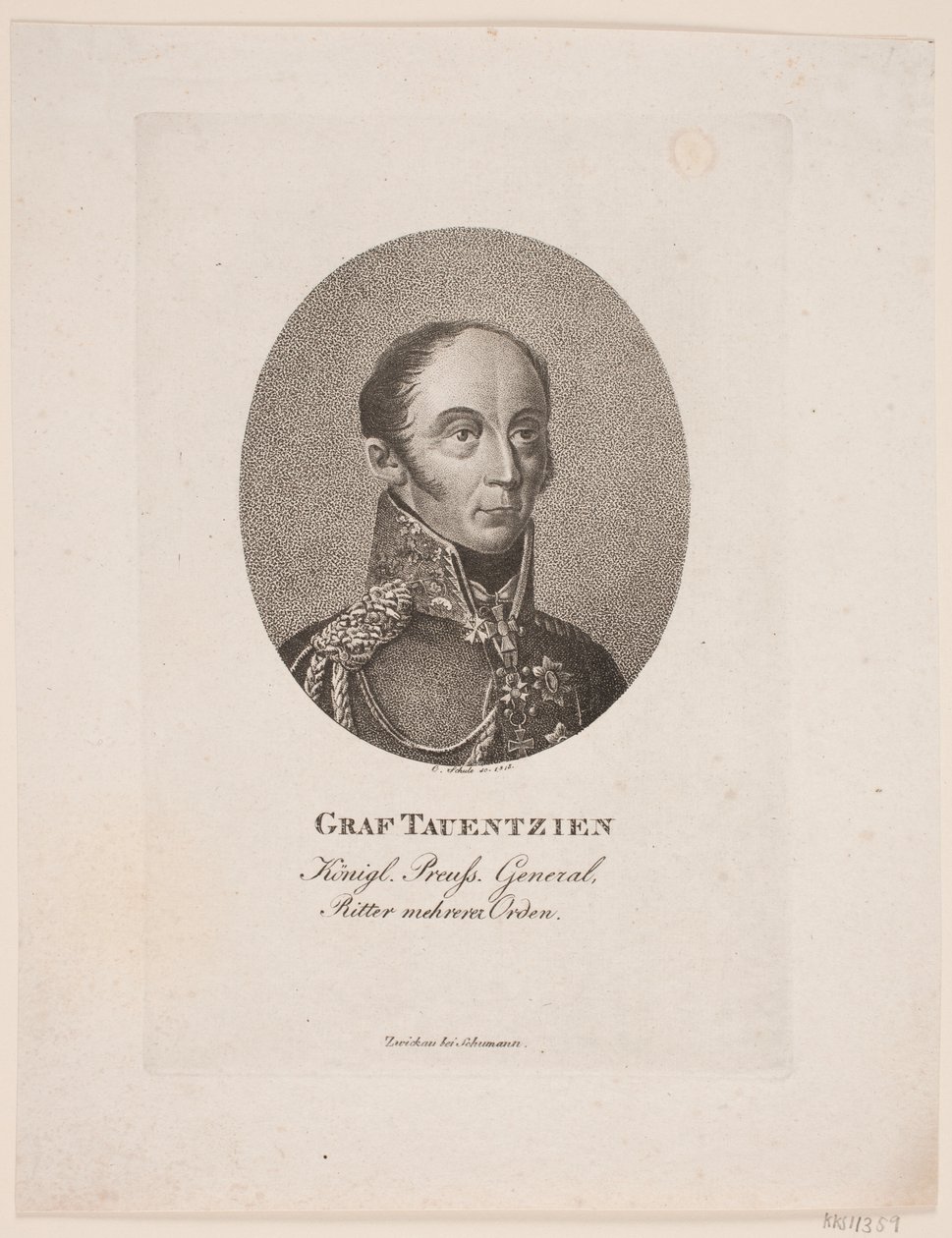 Graf Tauentzien by Georg Christian Schule
