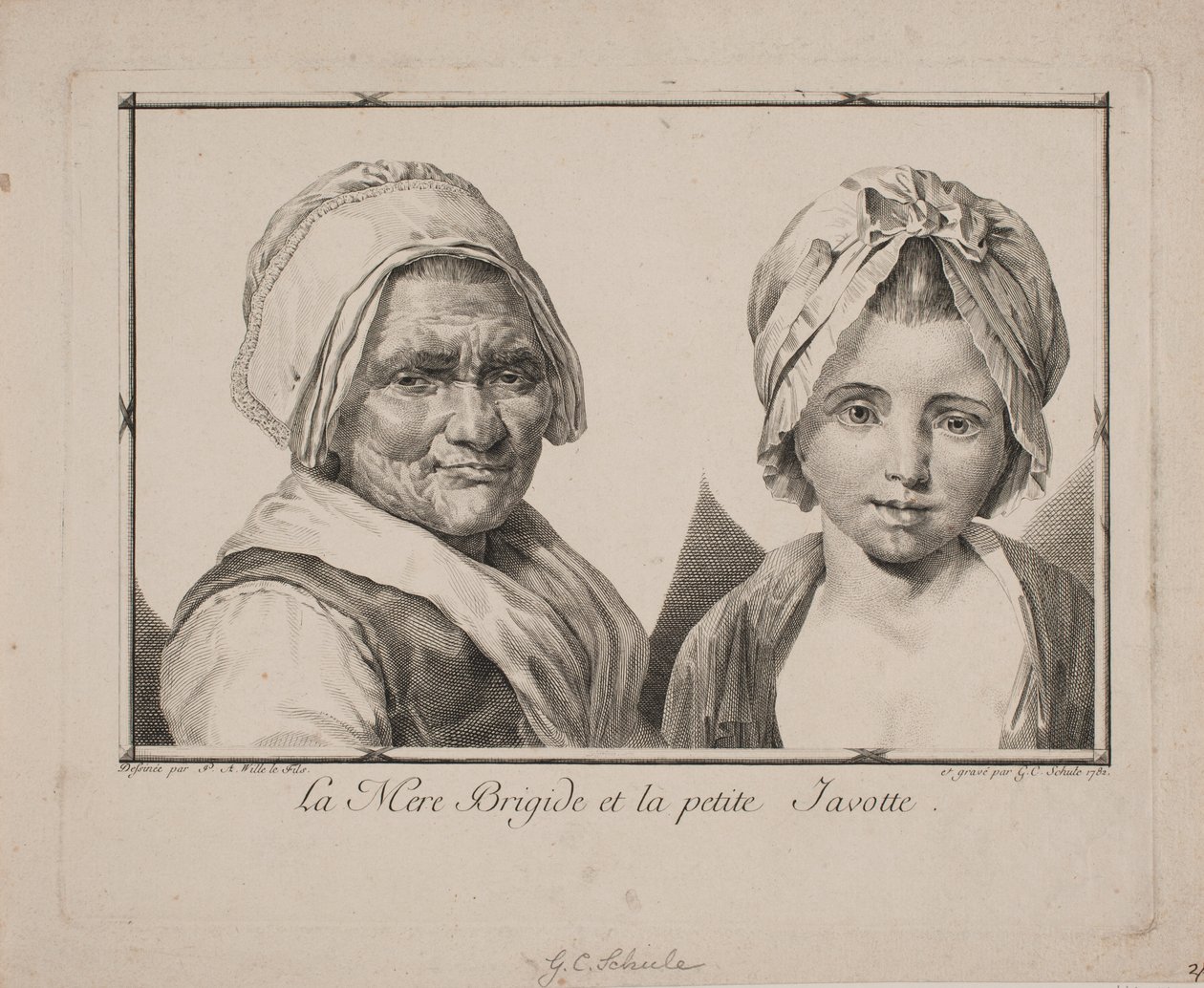 Mother Brigide and Little Javotte by Georg Christian Schule