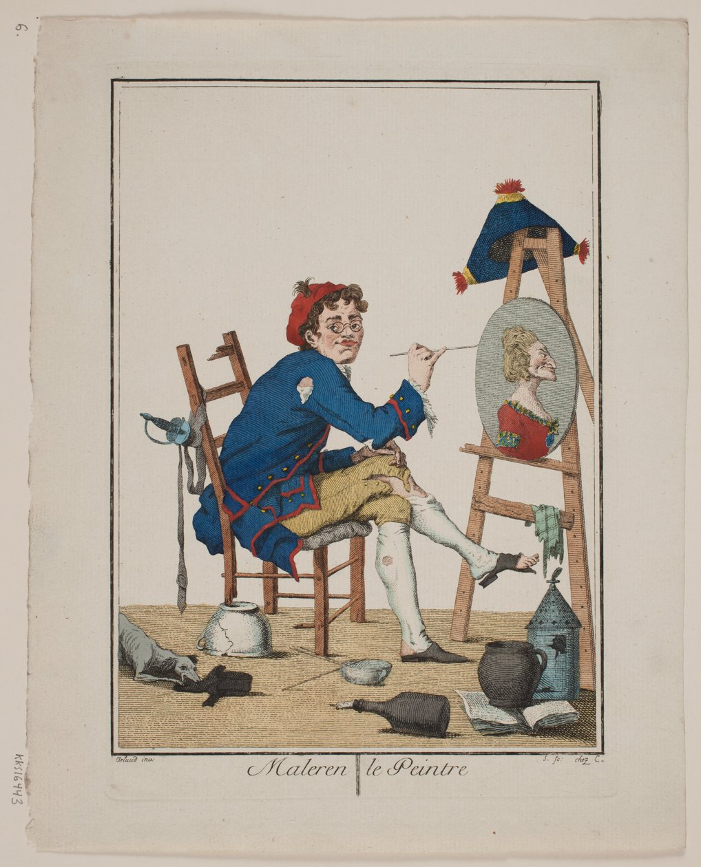 The Painter by Georg Christian Schule