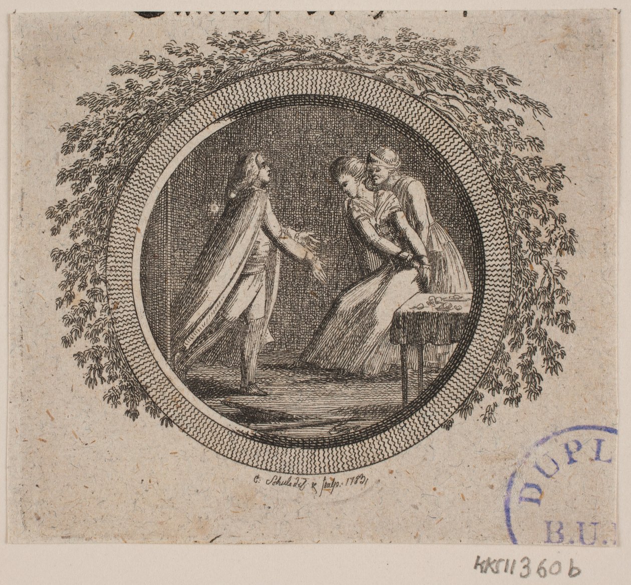 Title Vignette for S. Richardson: Miss Clarissa Harlowe