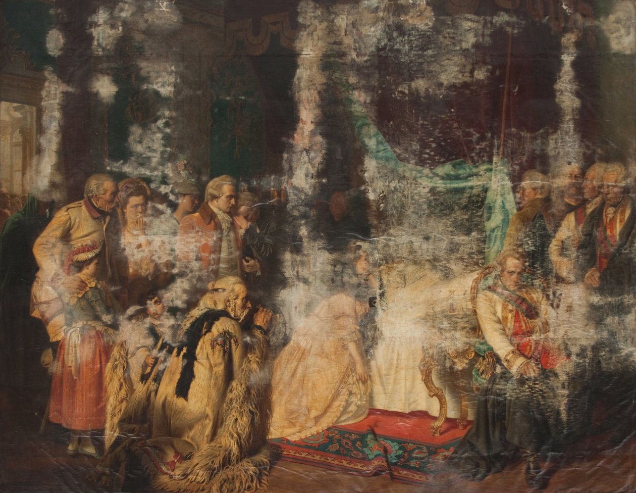 Emperor Joseph II on His Deathbed by Georg Conräder