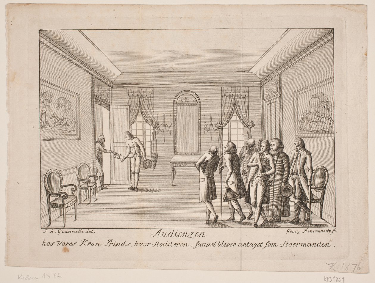 Audience with Our Crown Prince by Georg Fahrenholtz