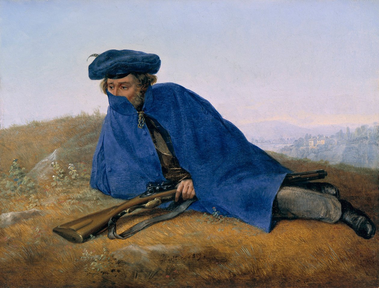 On Outpost by Georg Friedrich Kersting