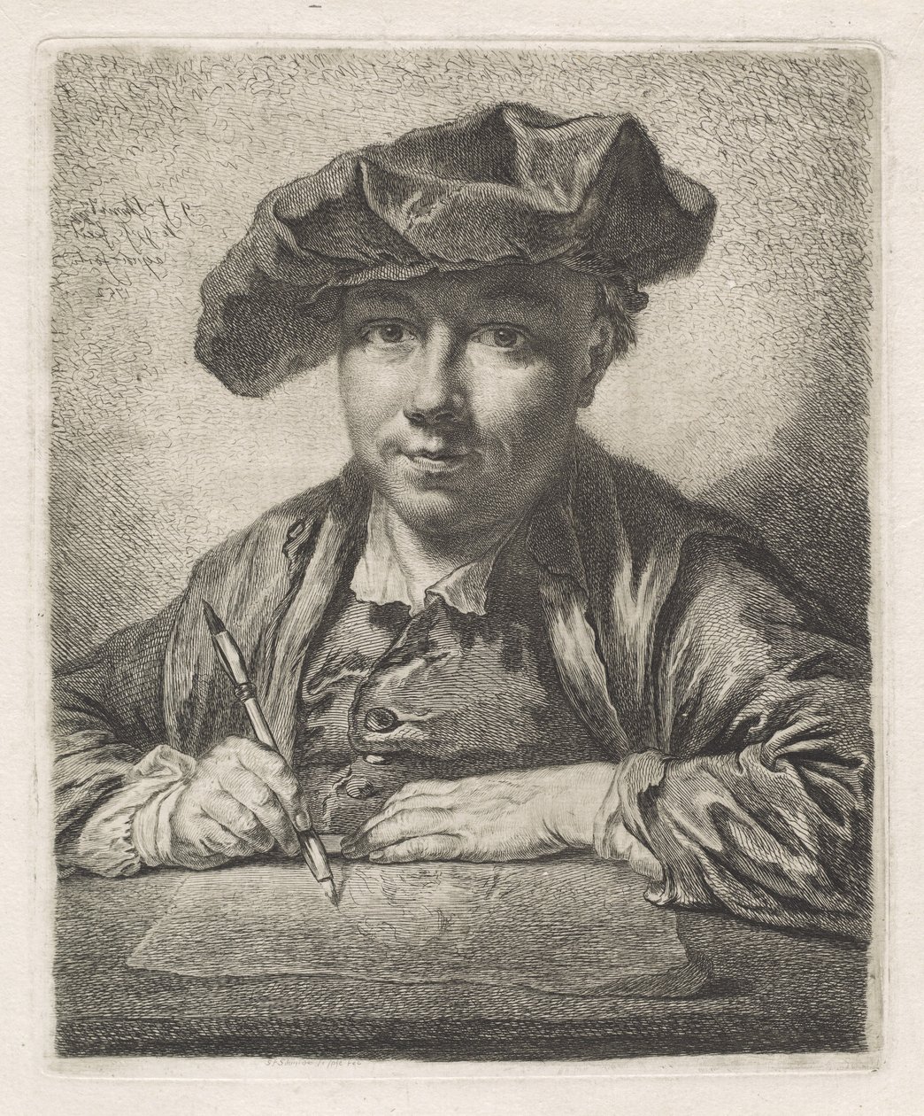 Self-Portrait by Georg Friedrich Schmidt