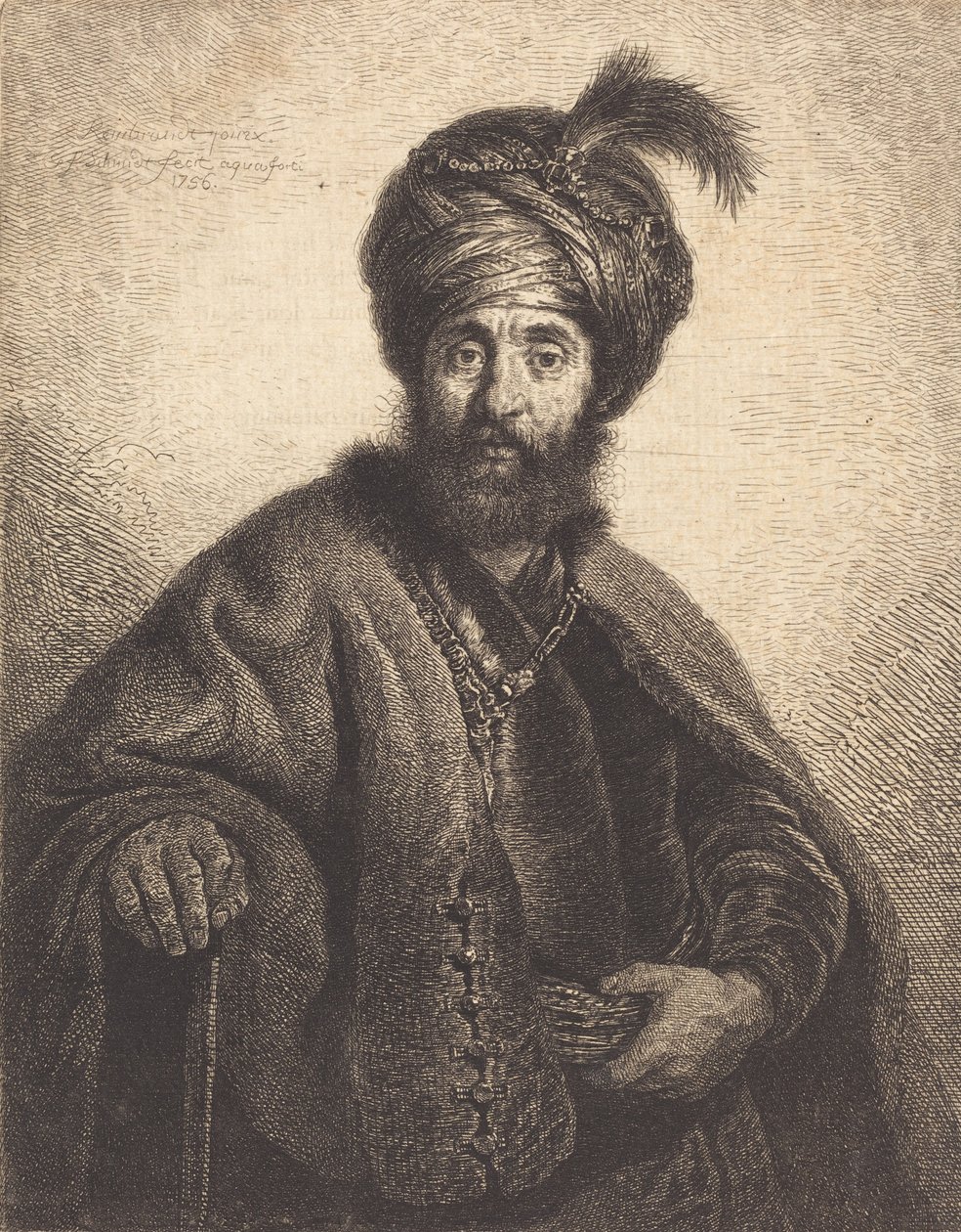 The Persian, 1756 by Georg Friedrich Schmidt