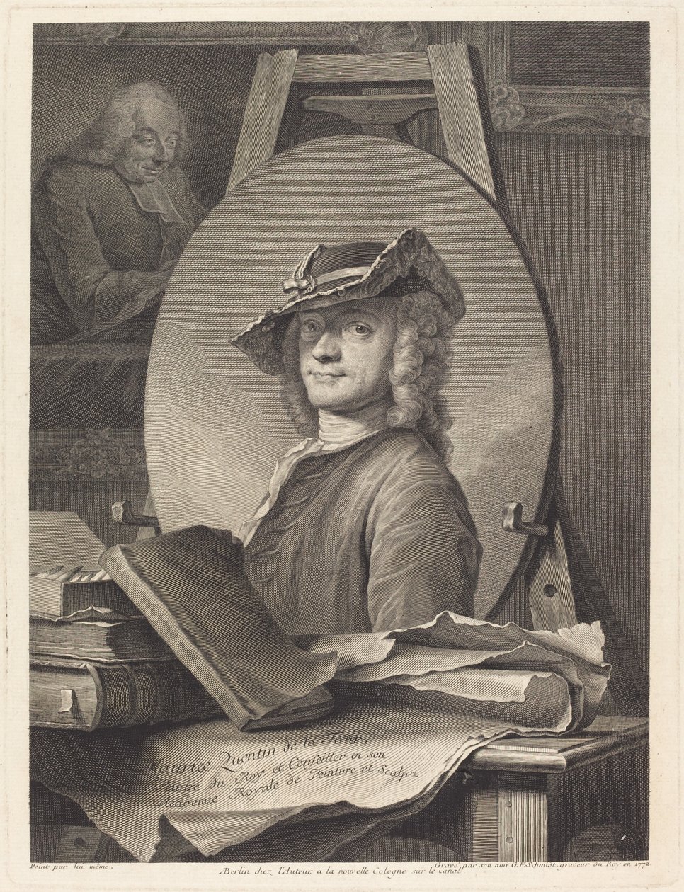 Maurice Quentin de la Tour by Georg Friedrich Schmidt after Maurice Quentin de La Tour