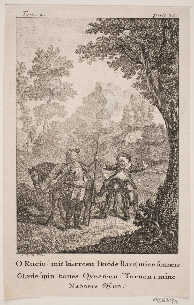 Illustration to Don Quixote by Georg Haas