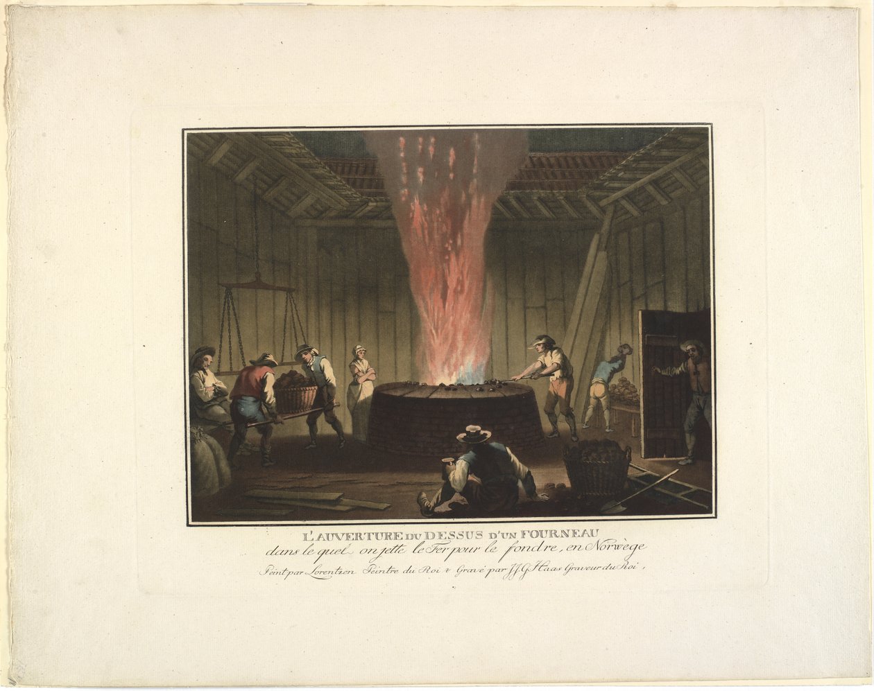 The Opening of the Top of a Furnace by Georg Haas