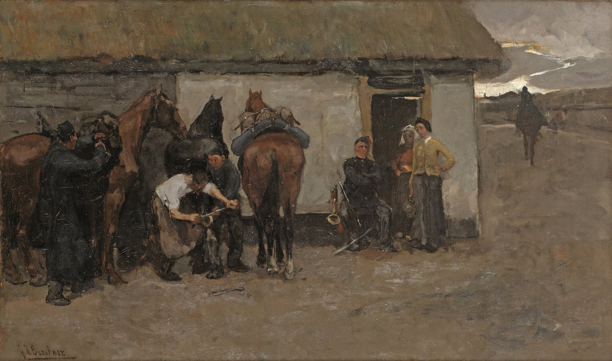 The Blacksmith, c.1881-84 by Georg Hendrik Breitner